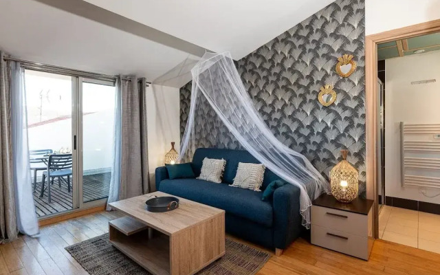 Top Floor Studio Le Nid d’Amour Mandara Beach