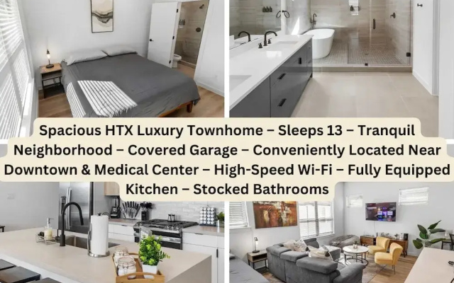 5BD Spacious Retreat Fast Wi-fi Parking Gym