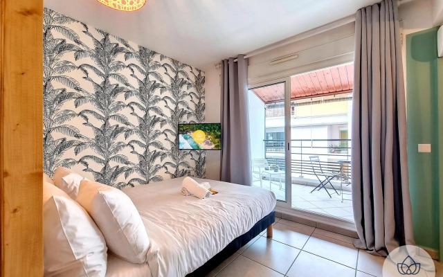 La Riviera - Studio proche du centre de Saint-Denis