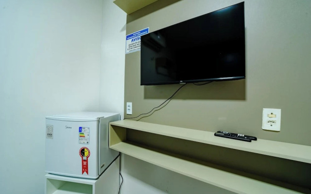 Flat c Wi-fi e Ar-condicionado Perto do Aeroporto