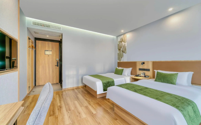 Greentree Inn Hangzhou Fuyang Wildlife Park Wisdom Hotel – Guest Rooms – Hangzhou