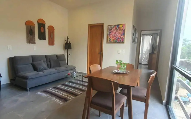 Elegante apartamento estudio totalmente equipado