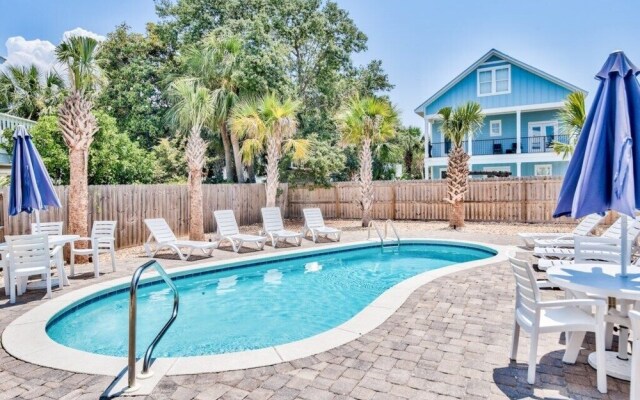 Crystal Gem Heated Pool Beach Chair Setup