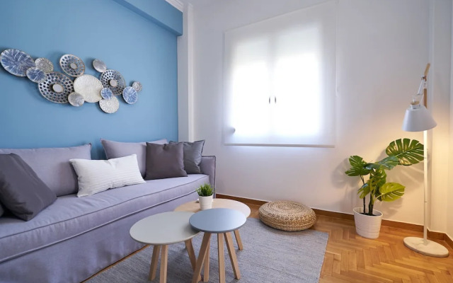 Blue Oasis In The Heart Of Koukaki