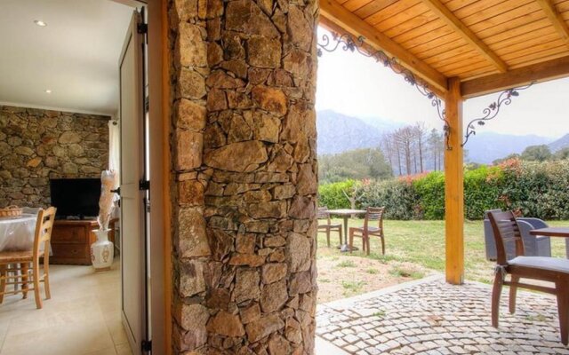 Studio In Moltifao With Wonderful Mountain View Furnished Garden And Wifi 20 Km From The Slopes