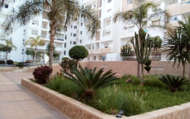 Apartment with One Bedroom in Agadir, with Wonderful Mountain View, Shared Pool, Furnished Garden - 5 Km From the Beach