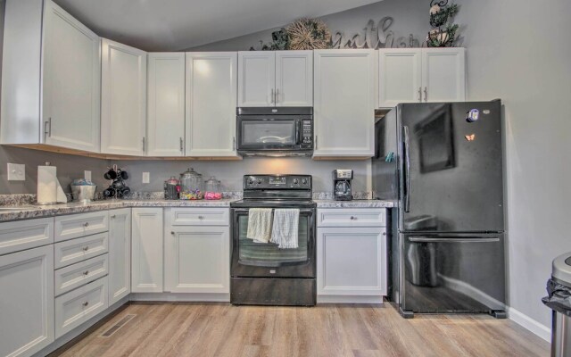 Lakefront Rocky Mount Escape w/ Dock & Grill!