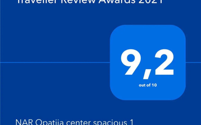 "NAR" Opatija center spacious 1 bedroom apt