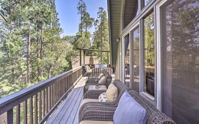 A-frame Home w/ 3 Decks & Lake Arrowhead Views!