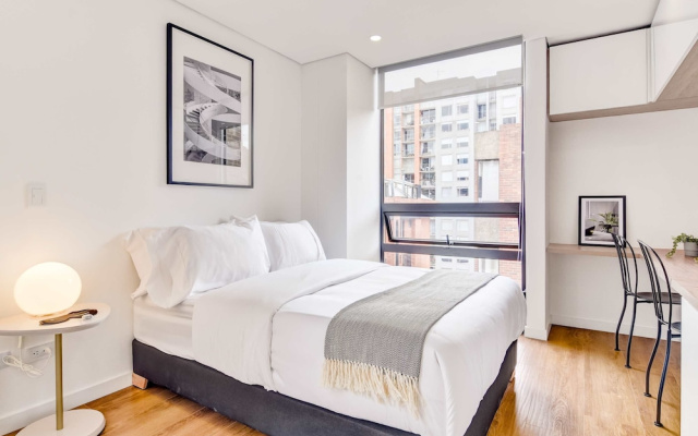 w Soft Light Loft in the Heart of Bogot