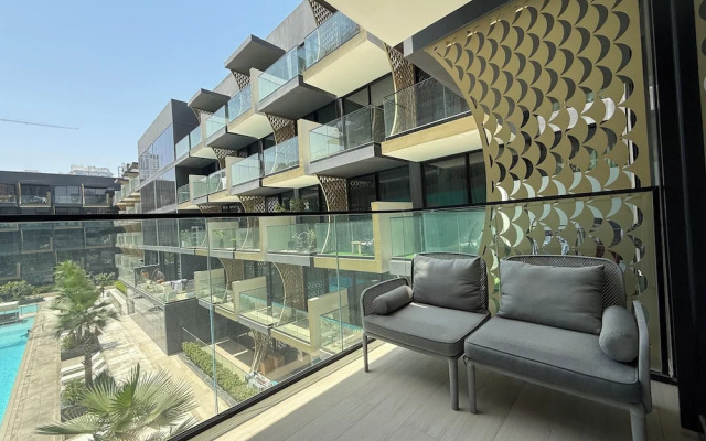 Manzil-1BR in JVC with Pool View