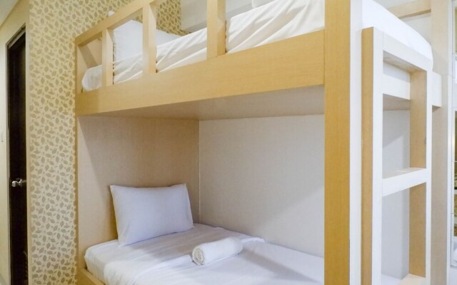 Homey And Serene Studio Apartment At Tamansari Papilio