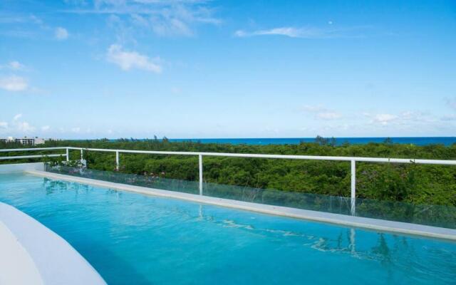 Oceanview Luxury Suite Steps from Quinta Avenida Balcony Infinity pool HMoon