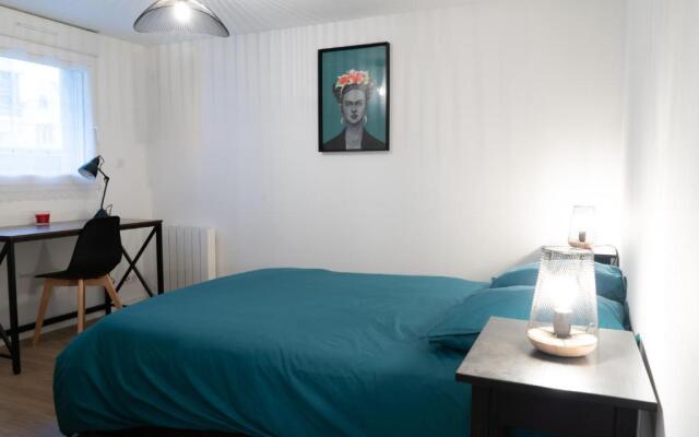 Bel appartement idéalement placé Saint-Brieuc, wifi, parking gratuit