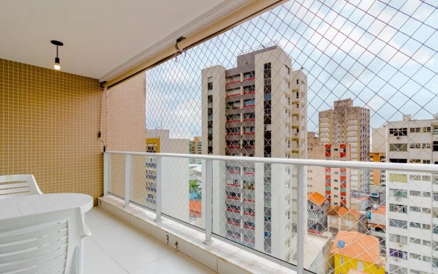 BR06 Quarto e Sala - 550m Praia da Barra