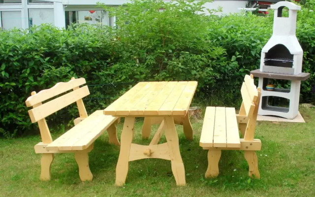 With Beach Chair & Sea...