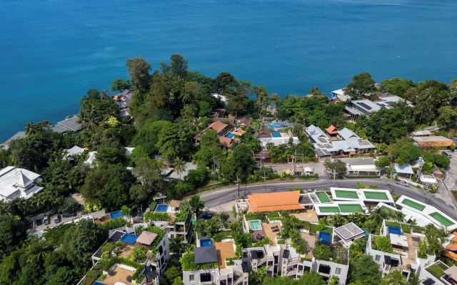 Ocean views Kata gardens penthouse 6C near Kata Noi Beach