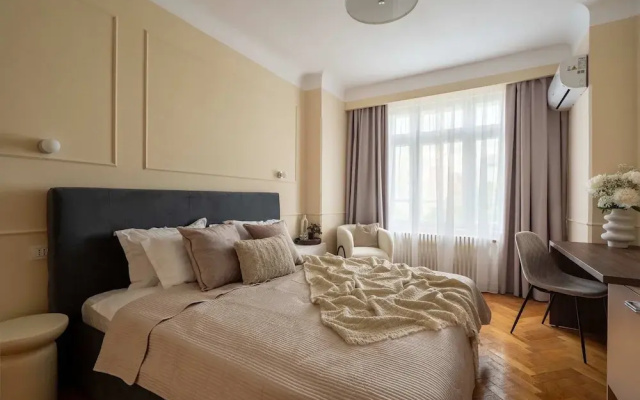 Elegant 3BR Flat Steps From Romanian Athenaeum