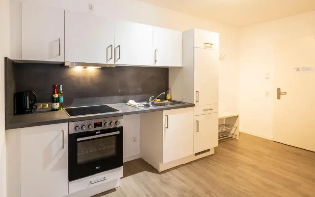 City Apartment Küche Bad im Zentrum Ravensburgs A06