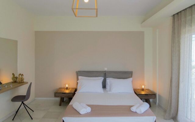 Infinity Pool Villa With Sea Views Near Rethymno City & Beach and Shaded BBQ