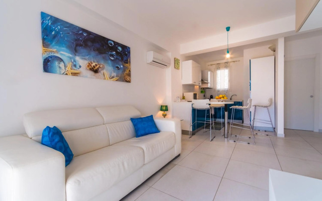 Apartment window on the sea