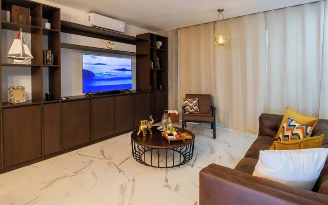 Serene Stylish Stay Roof Pool and Lounge