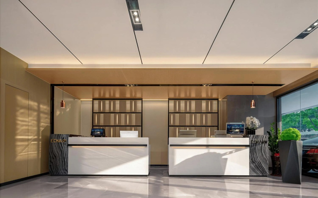 Echarm International Hotel Canton Tower Pazhou Convention and Exhibition Center Lujiang Metro Station Branch - Free Shuttle Bus to Canton Fair Complex During Canton Fair Period – Lobby – Guangzhou