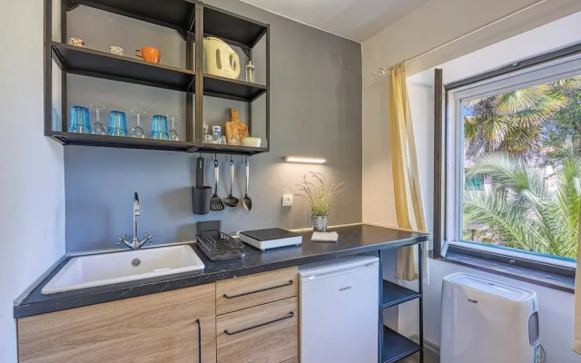 Blue Studio Apartment