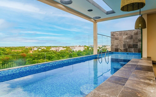 New Chic Studio Space with Jungle Roof Pool & Lounge