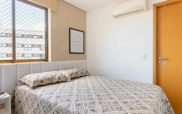 109 Flat completo e acolhedor nas Graças
