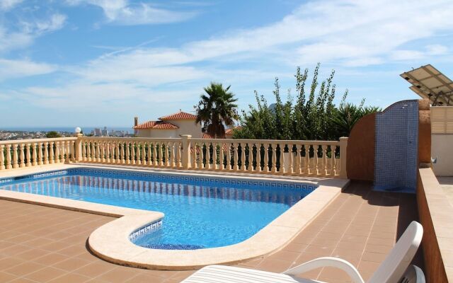 Villa with 4 Bedrooms in Calp, with Wonderful Sea View, Private Pool And Furnished Garden - 3 Km From the Beach