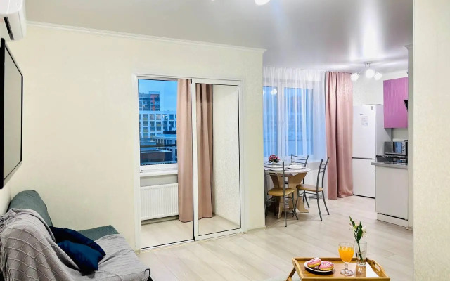 Апартаменты MoonRoom 72 на улице Газовиков 44