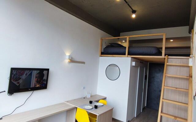 Loft moderno con vista a los cerros en Chapinero