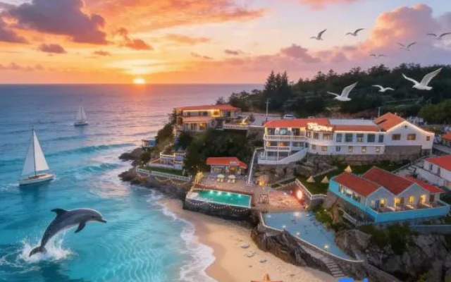 Qingdao · Zhushan Zhuhai Sunrise Cliffside Seaview Hotel (Laoshan Scenic Area) – Beach – Qingdao