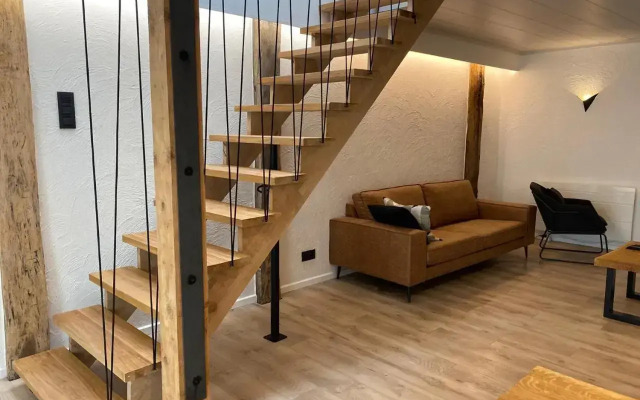 Wooden Soul : duplex 2 chambres avec jardin commun