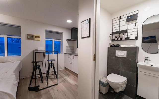 Central and cosy studio apartment with free parking