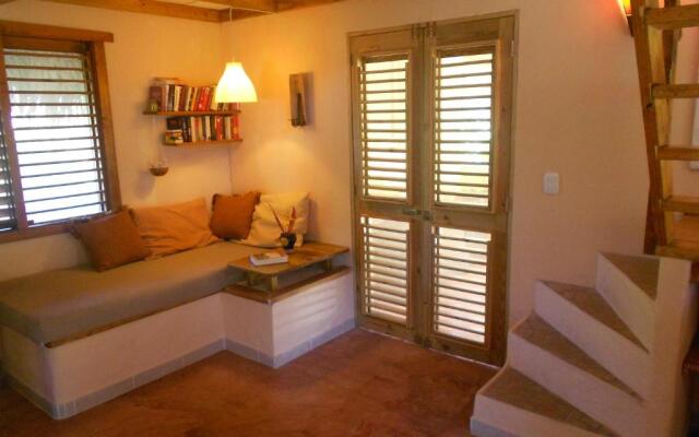 Palm-covered house in the tropical -Casa Oli