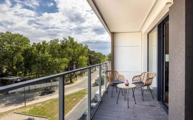 Holiday Apartment Right Next to the Beach Darlowko