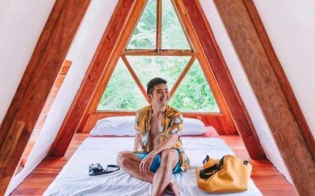 A-Frame Volcano House