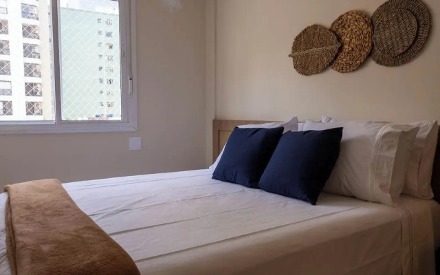 Apto com Wi-fi Frente mar - Conforto e Praticidade