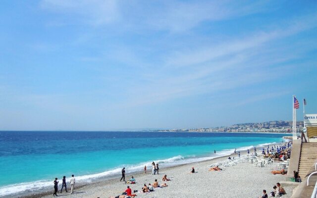 Apartment With one Bedroom in Villeneuve-loubet, With Wonderful sea Vi