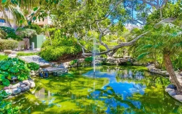 Beachfront Townhome in Solana Beach features Private Den SS166 by RedAwning