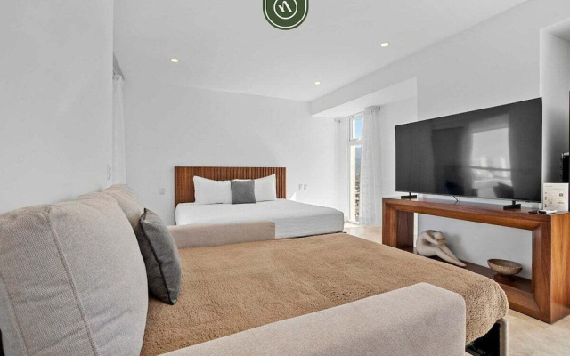 Amazing Studio With Oceanview - Pool - Beach - Gym