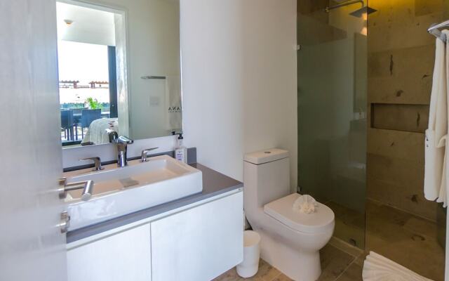 Contemporary Design Oceana 422 Playa del Carmen Condo by RedAwning