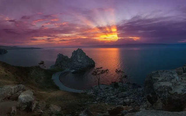 Camping on Olkhon