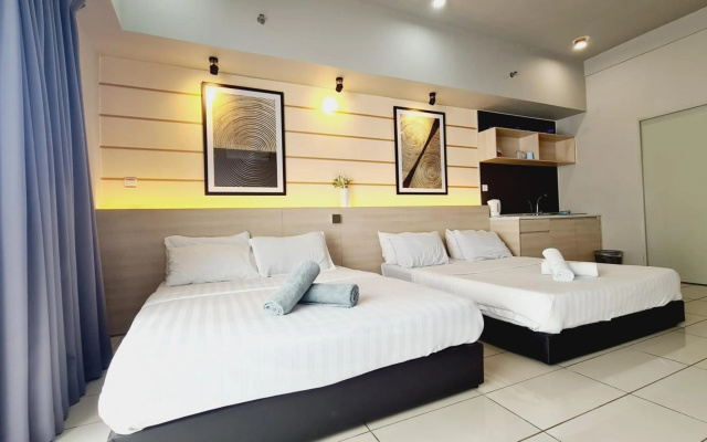 Aeropod 2 Queen Bed Near Airport & KK city Free Parking Netflix – Guest Rooms – Kota Kinabalu