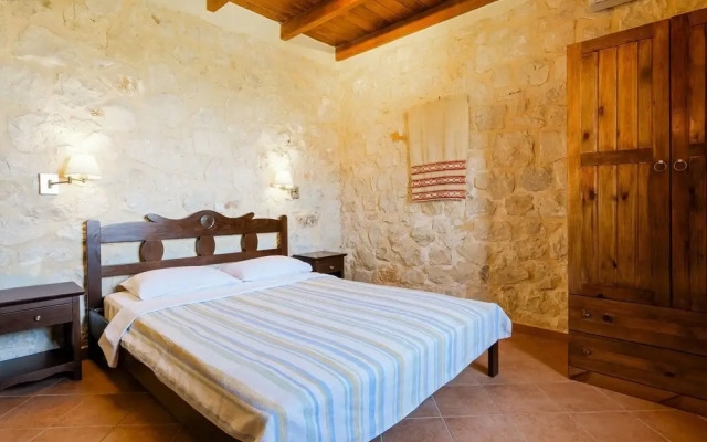 Stone Holiday Home in Lagkada with Garden Offering Sea Views