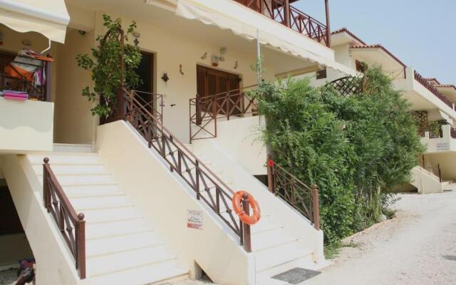 Two-floor house next to sea