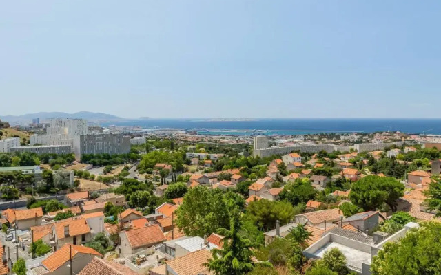 Appartement cosy Verduron vue mer panoramique