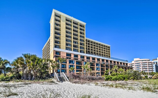 Oceanfront Myrtle Beach Studio w/ Huge Balcony!